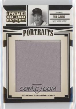 2005 Donruss Prime Patches - Portraits - Jumbo Jerseys #P-25 - Tom Glavine /532