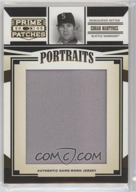 2005 Donruss Prime Patches - Portraits - Jumbo Jerseys #P-38 - Edgar Martinez /269