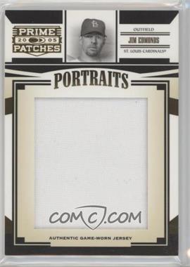 2005 Donruss Prime Patches - Portraits - Jumbo Jerseys #P-45 - Jim Edmonds /266