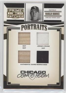 2005 Donruss Prime Patches - Portraits - Quad Swatch Prime #P-48 - Magglio Ordonez /129