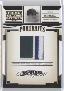2005 Donruss Prime Patches - Portraits - Team Logo Patch #P-36 - Rocco Baldelli /61