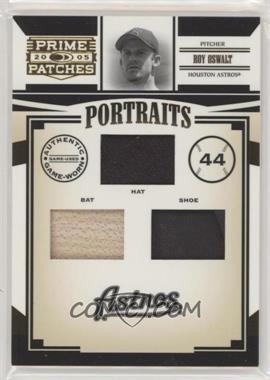 2005 Donruss Prime Patches - Portraits - Triple Swatch #P-9 - Roy Oswalt /42 [EX to NM]