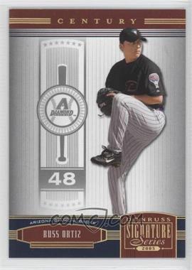 2005 Donruss Signature Series - [Base] - Century Gold #11 - Russ Ortiz /25