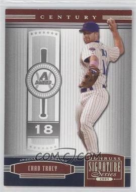 2005 Donruss Signature Series - [Base] - Century Silver #10 - Chad Tracy /75