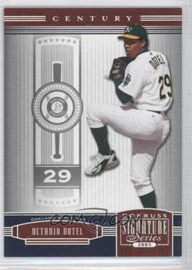 2005 Donruss Signature Series - [Base] - Century Silver #91 - Octavio Dotel /75