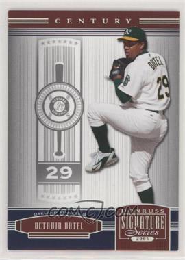 2005 Donruss Signature Series - [Base] - Century Silver #91 - Octavio Dotel /75