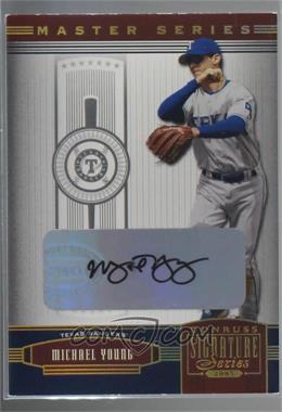 2005 Donruss Signature Series - [Base] - Gold Signatures #141 - Michael Young /10 [Noted]