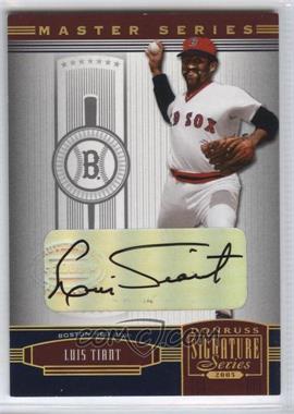 2005 Donruss Signature Series - [Base] - Gold Signatures #28 - Luis Tiant /25