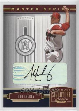 2005 Donruss Signature Series - [Base] - Gold Signatures #5 - John Lackey /25