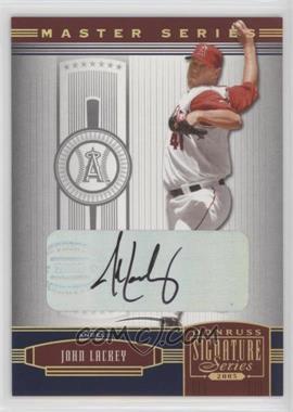 2005 Donruss Signature Series - [Base] - Platinum Signatures #5 - John Lackey /25