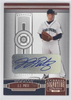 2005 Donruss Signature Series - [Base] - Silver Signatures #122 - J.J. Putz