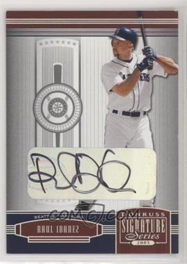 2005 Donruss Signature Series - [Base] - Silver Signatures #123 - Raul Ibanez [Noted]