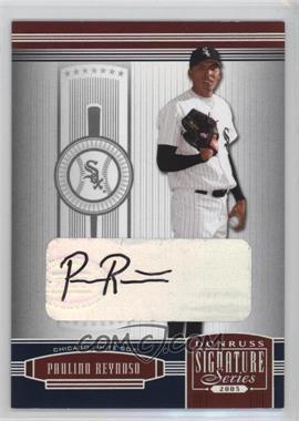 2005 Donruss Signature Series - [Base] - Silver Signatures #39 - Paulino Reynoso