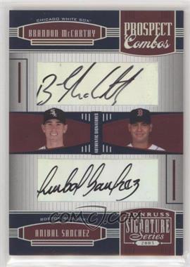 2005 Donruss Signature Series - [Base] #154 - Brandon McCarthy, Anibal Sanchez