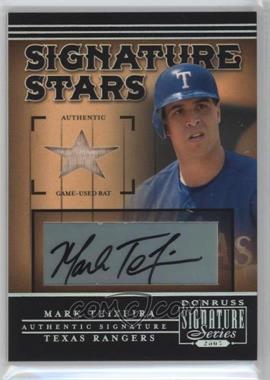 2005 Donruss Signature Series - Signature Stars - Bat #SS-1 - Mark Teixeira