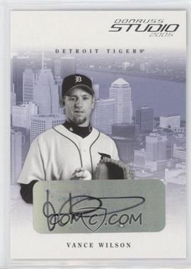 2005 Donruss Studio - [Base] - Autographs #117 - Vance Wilson