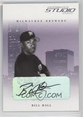 2005 Donruss Studio - [Base] - Autographs #161 - Bill Hall