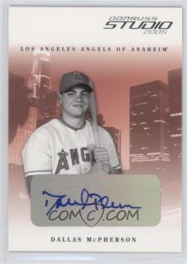 2005 Donruss Studio - [Base] - Autographs #3 - Dallas McPherson