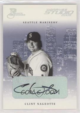 2005 Donruss Studio - [Base] - Private Signings Silver #250 - Clint Nageotte /100