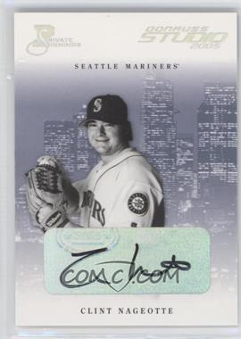 2005 Donruss Studio - [Base] - Private Signings Silver #250 - Clint Nageotte /100