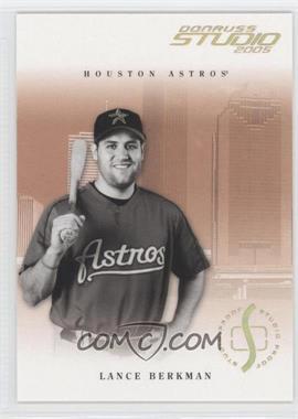 2005 Donruss Studio - [Base] - Proofs Gold #135 - Lance Berkman /25