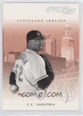 2005 Donruss Studio - [Base] - Proofs Silver #86 - CC Sabathia /100