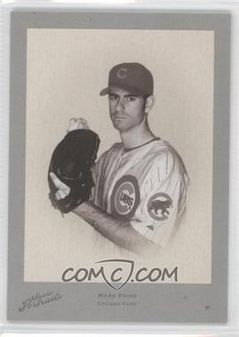 2005 Donruss Studio - Portraits Certified Materials - White Black & White #SP-86 - Mark Prior /10