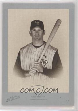 2005 Donruss Studio - Portraits Diamond Kings - Blue Black & White #SP-17 - Todd Helton /45