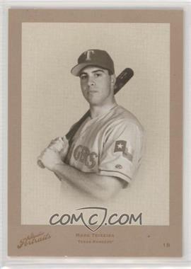 2005 Donruss Studio - Portraits Diamond Kings - Sepia Black & White #SP-54 - Mark Teixeira /35