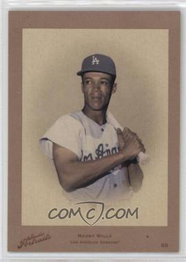 2005 Donruss Studio - Portraits Diamond Kings - Sepia #SP-96 - Maury Wills /40