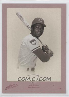 2005 Donruss Studio - Portraits Estrellas - Red Black & White #SP-14 - Lou Brock /25