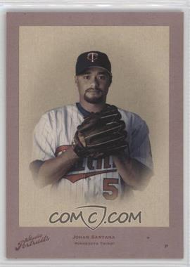 2005 Donruss Studio - Portraits Estrellas - Red #SP-57 - Johan Santana /30