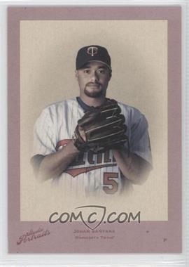 2005 Donruss Studio - Portraits Estrellas - Red #SP-57 - Johan Santana /30