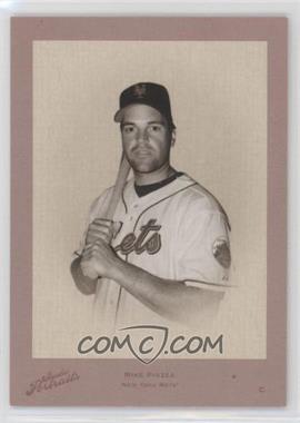 2005 Donruss Studio - Portraits Leather & Lumber - Red Black & White #SP-31 - Mike Piazza /40 [EX to NM]