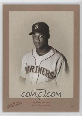 2005 Donruss Studio - Portraits Leather & Lumber - Sepia Black & White #SP-73 - Adrian Beltre /25