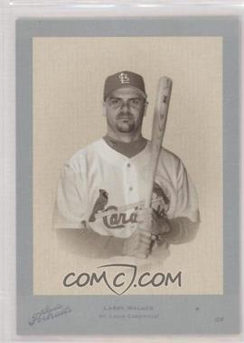 2005 Donruss Studio - Portraits Studio - Blue Black & White #SP-33 - Larry Walker /40