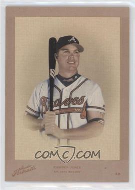 2005 Donruss Studio - Portraits Studio - Sepia #SP-10 - Chipper Jones /35