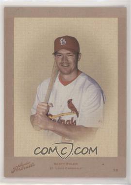 2005 Donruss Studio - Portraits Studio - Sepia #SP-27 - Scott Rolen /35