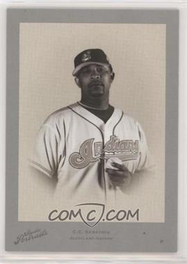 2005 Donruss Studio - Portraits Studio - White Black & White #SP-52 - C.C. Sabathia /25