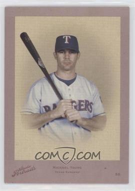 2005 Donruss Studio - Portraits Throwback Threads - Red #SP-50 - Michael Young /40