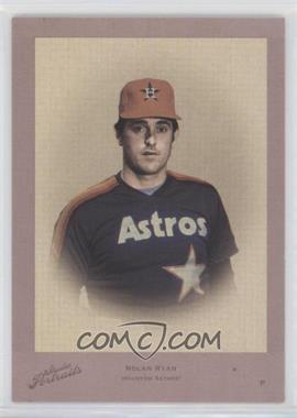 2005 Donruss Studio - Portraits Throwback Threads - Red #SP-60 - Nolan Ryan /40