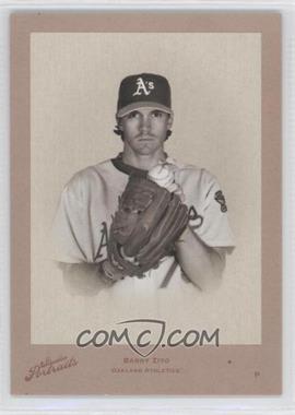 2005 Donruss Studio - Portraits Throwback Threads - Sepia Black & White #SP-75 - Barry Zito /20