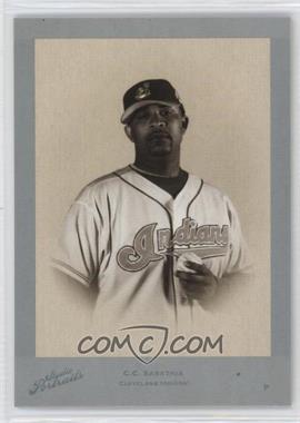 2005 Donruss Studio - Portraits Zenith - Blue Black & White #SP-52 - C.C. Sabathia /50