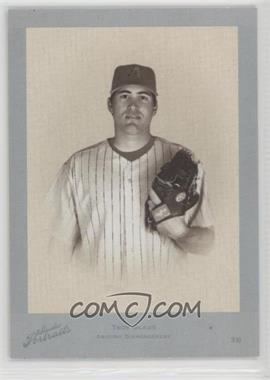 2005 Donruss Studio - Portraits Zenith - Blue Black & White #SP-90 - Troy Glaus /50