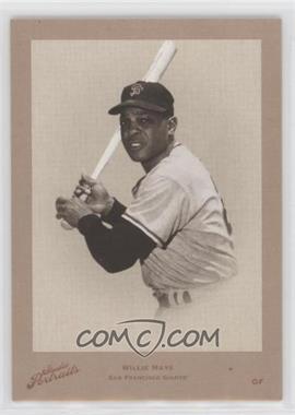 2005 Donruss Studio - Portraits Zenith - Sepia Black & White #SP-24 - Willie Mays /40