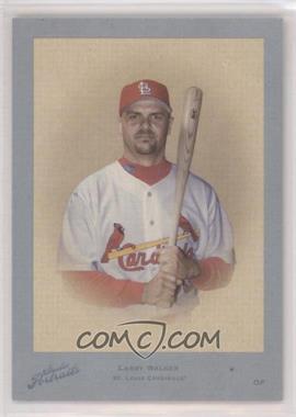 2005 Donruss Studio - Portraits Zenith - White Black & White #SP-33 - Larry Walker /35