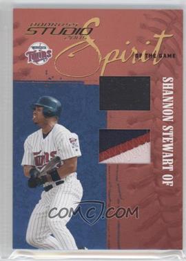 2005 Donruss Studio - Spirit of the Game - Combo Materials Prime #SOG-12 - Shannon Stewart /10