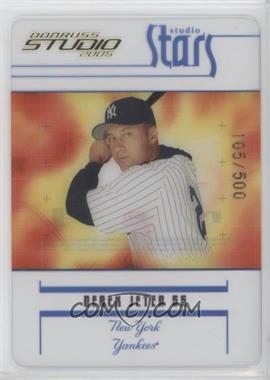 2005 Donruss Studio - Stars - Gold #S-26 - Derek Jeter /500