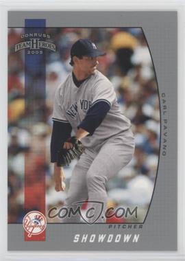 2005 Donruss Team Heroes - [Base] - Showdown Silver #373 - Carl Pavano /50