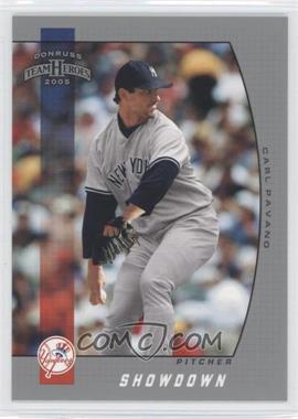 2005 Donruss Team Heroes - [Base] - Showdown Silver #373 - Carl Pavano /50